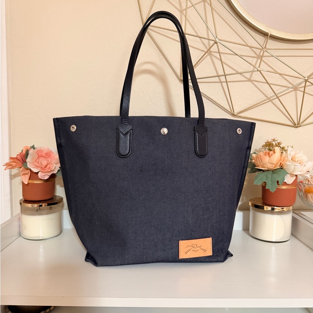 Longchamp Denim Tote - Picture 2 of 6